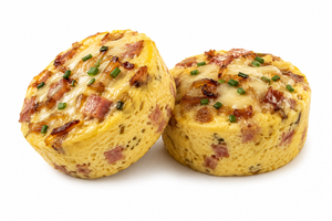 Ham, Swiss & Caramelized Onion Egg Bites