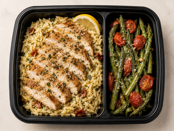 Lemon Garlic Chicken & Orzo