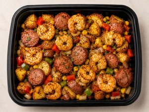 Cajun Shrimp & Andouille Potato