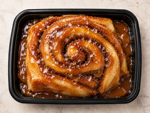 Overnight Salted Caramel Roll