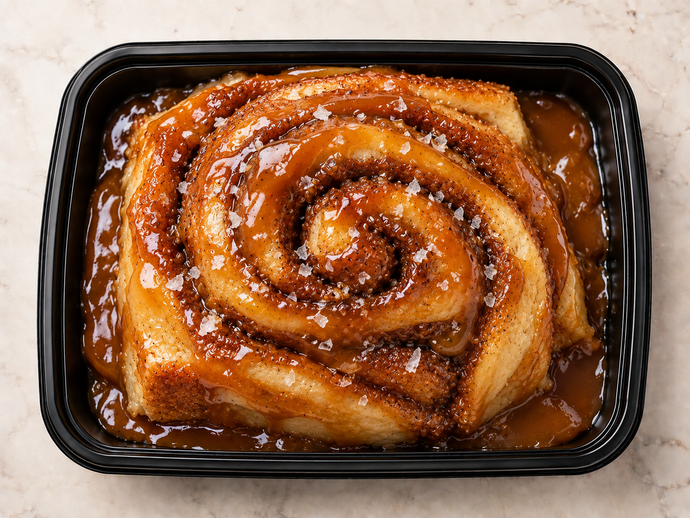 Overnight Salted Caramel Roll