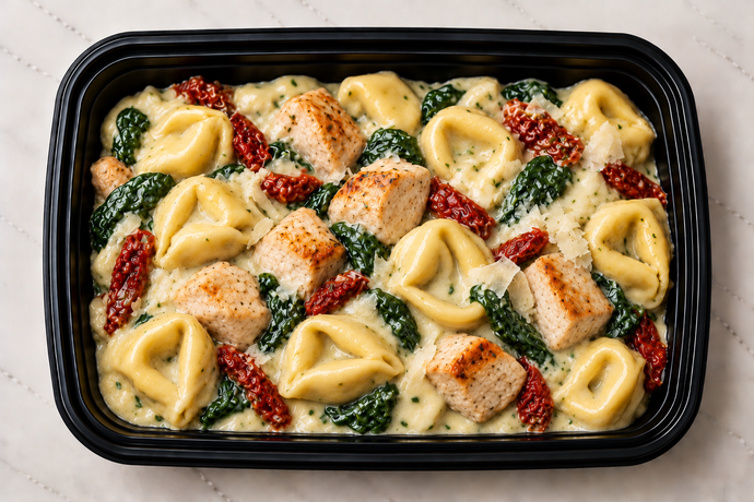 Creamy Pesto Chicken Tortellini