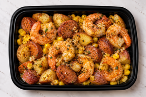 Garlic Butter Shrimp Boil Bowl