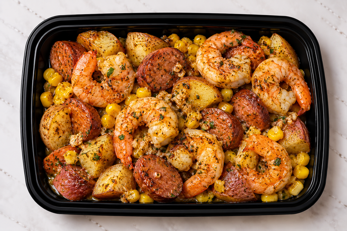 Garlic Butter Shrimp Boil Bowl